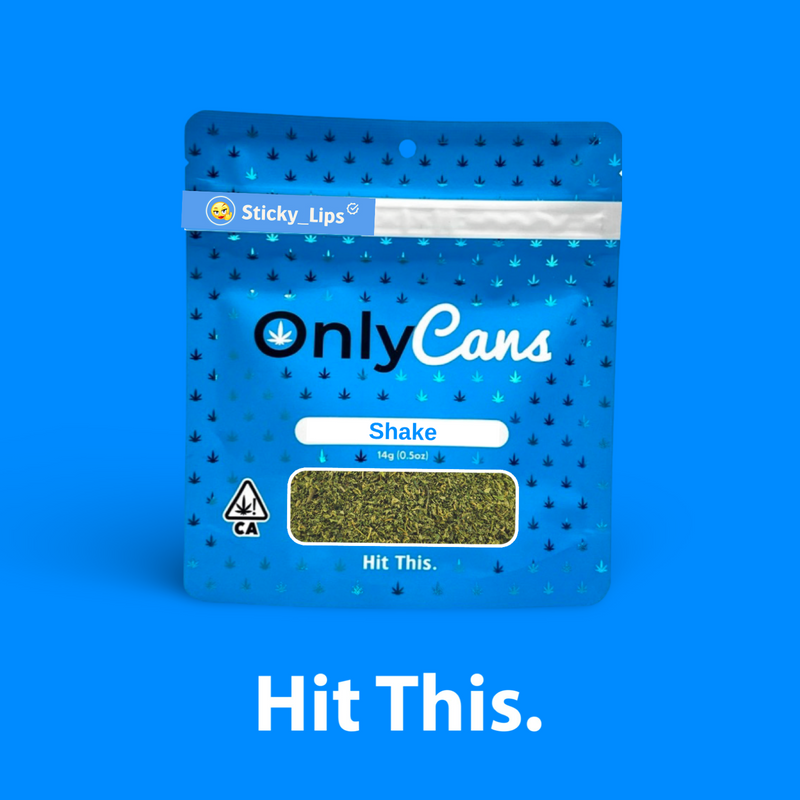Case - OnlyCans - 14g Shake: Sticky_Lips (Indica)