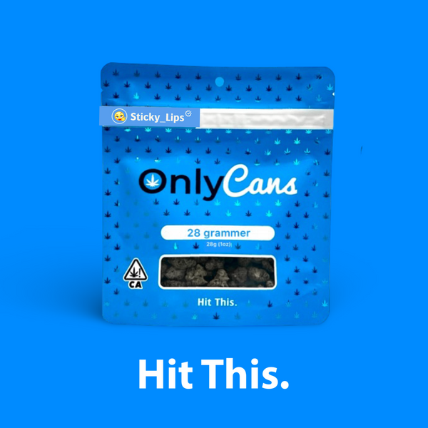 Case - OnlyCans - 28g Smalls: Sticky_Lips (Indica)